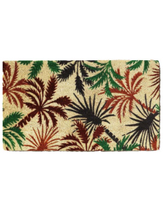 Felpudo de coco blanco con...