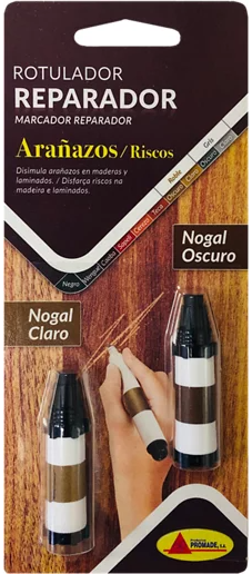Rotulador reparador color madera Promade