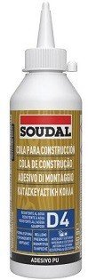 Cola de Poliuretano para Madera D4 Soudal